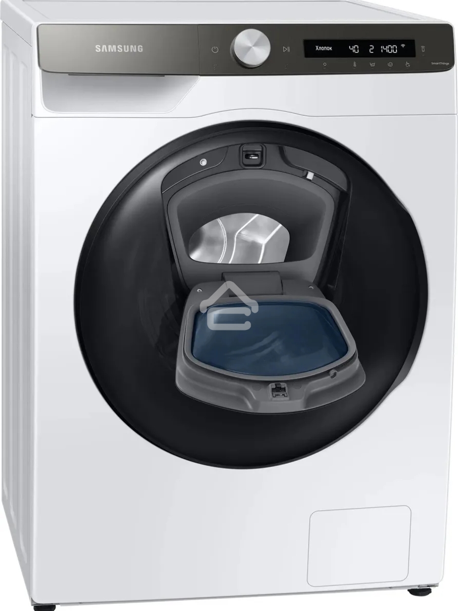 Стирально-сушильная машина Samsung WD80T554CBT/LD белый, загрузка фронтальная 8 кг, 1400 об/мин, класс: A