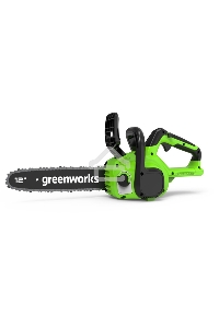 Цепная пила аккумуляторная GreenWorks GD24CS30K2, 24V, 30см, бесщеточная, c АКБ 2 Ач и ЗУ (2007007UA)