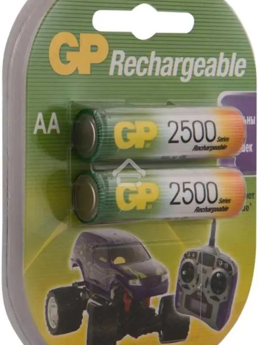 Аккумулятор GP Rechargeable NiMH 250AAHC 2500mAh AA (2 шт. в уп-ке)