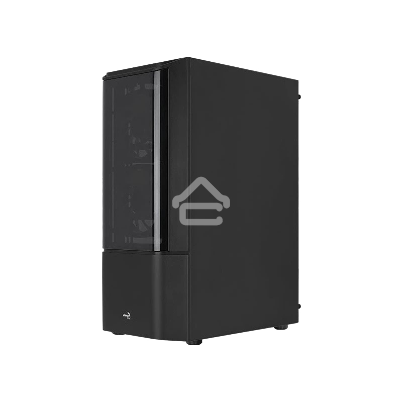 Компьютерный корпус MidTower Aerocool/Formula Quantum-G-BK-v2 черный без Б/п, ATX 3FRGb Fan on front panel