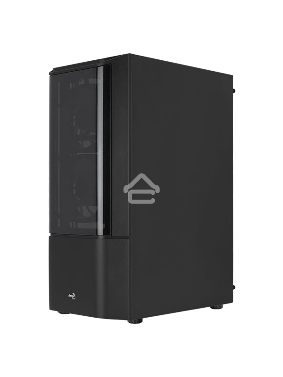 Корпус MidTower Aerocool / Formula Quantum-G-BK-v2 (черный) без Б/п, ATX 3FRGB Fan on front panel