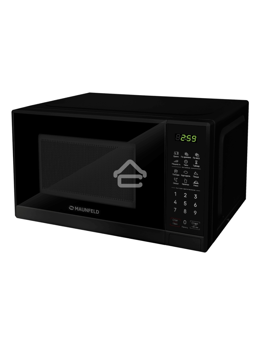 Микроволновая печь MAUNFELD MFSMO720EB07 чёрный, 20 л, 700 Вт, переключатели - сенсор
