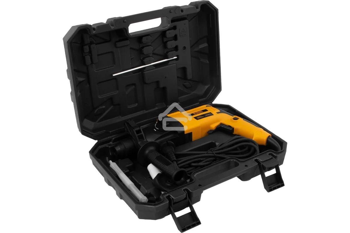 Перфоратор электрический RHH-600-22, SDS-plus, 600 Вт, 2,5 Дж, 2 реж. Denzel