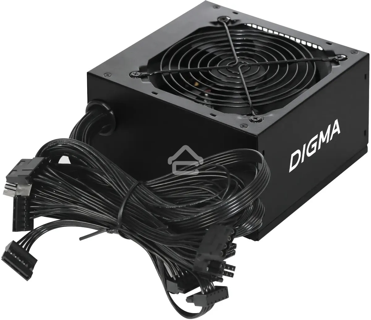 Блок питания Digma DPSU-450W RTL, 450Вт, 120мм, черный