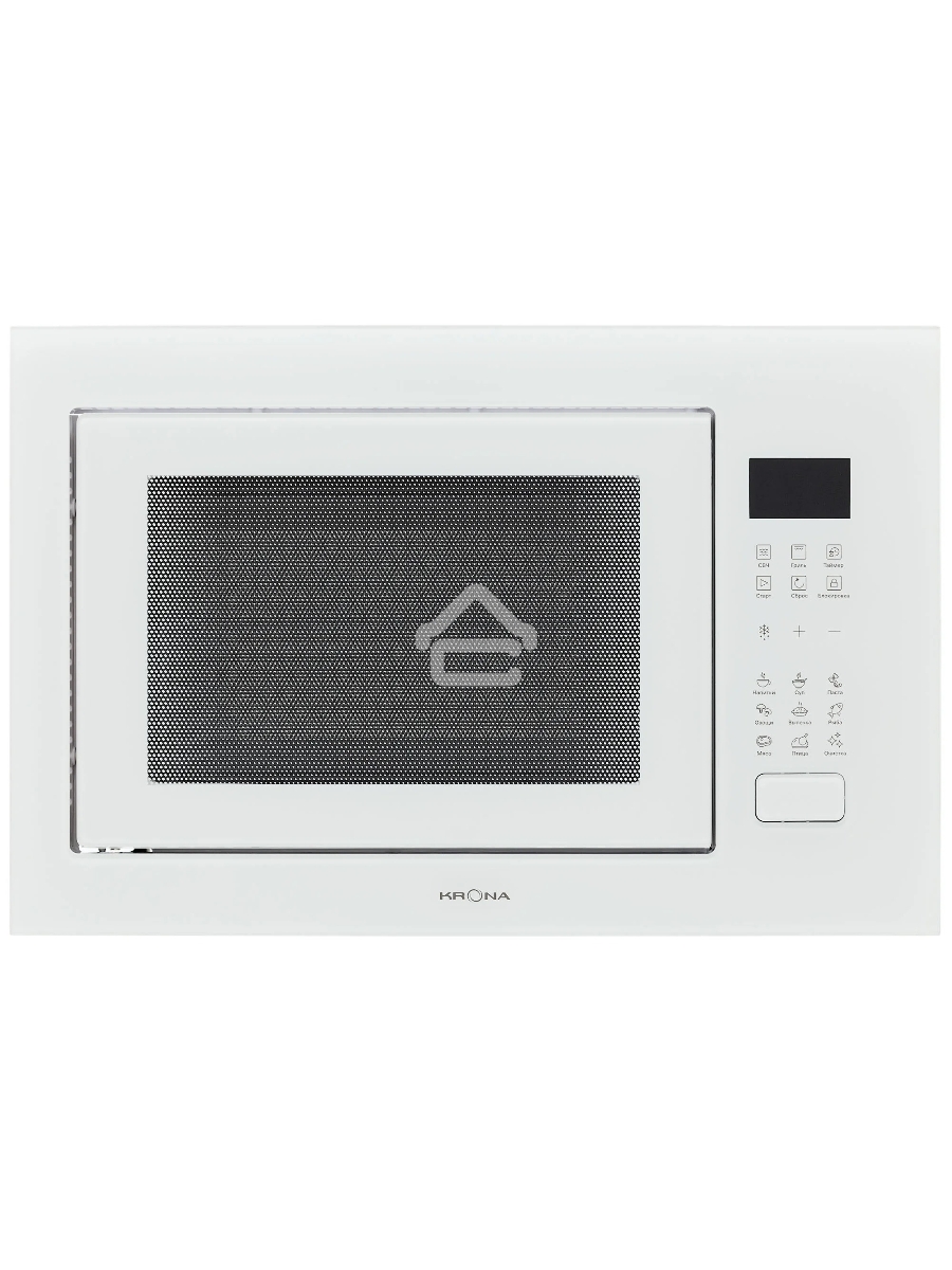 Микроволновая печь встраиваемая Krona REIN 60 WH белый, 25 л, 900 Вт, переключатели - сенсорные кнопочные (Touch Control)