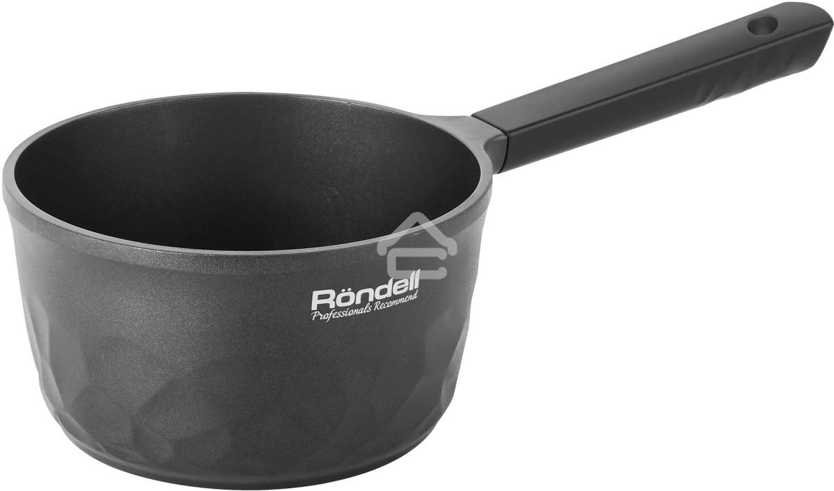 Ковш Rondell ArtDeco RDA-1253, 1.5л, без крышки, черный