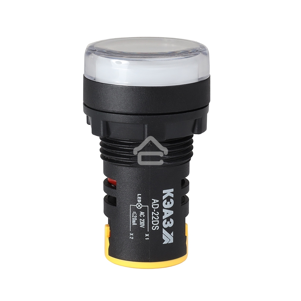 Лампа AD22DS(LED) матрица D22мм белый 24В AC/DC-КЭАЗ