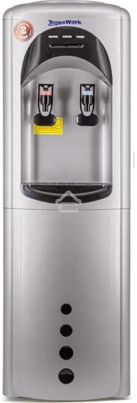 Кулер Aqua Work 17LDR напольный, электронный, серебристый/черный