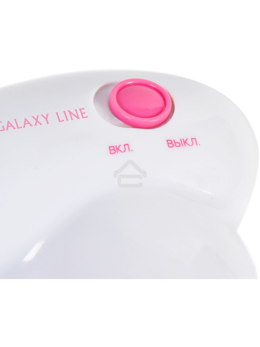 Машинка для удаления катышков Galaxy LINE GL 6301, белый c розовым, питание: 2 батарейки 