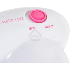 Машинка для удаления катышков Galaxy LINE GL 6301, белый c розовым, питание: 2 батарейки 