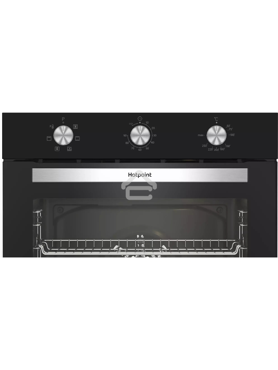 Духовой шкаф электрический встраиваемый Hotpoint HETF 614 JH BL черный