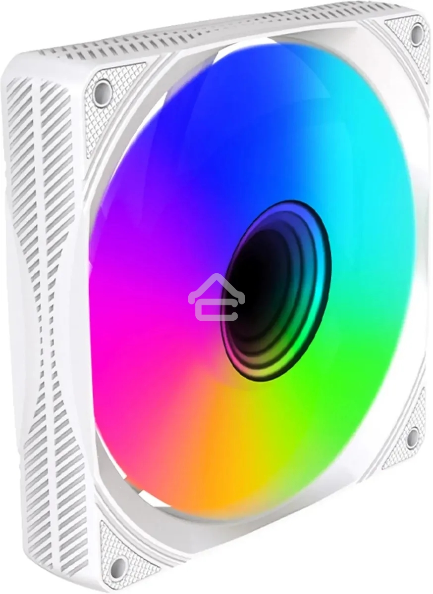 Вентилятор для корпуса Bloody BD-CF120ARGb1 ARGb белый, 120 мм, 1600 об/мин, 26 дБ, 4 pin