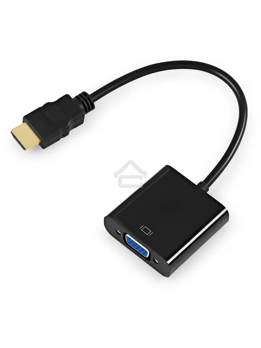 Переходник KingPrice KP-HDMI(m)-VGA(f) HDMI (m) VGA (f) 0.1м черный