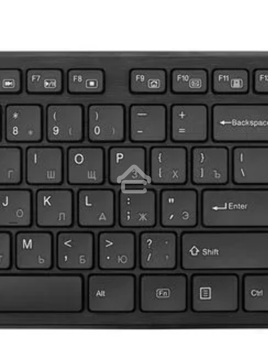 Клавиатура Oklick 520M2U проводная, USB, черный + черный