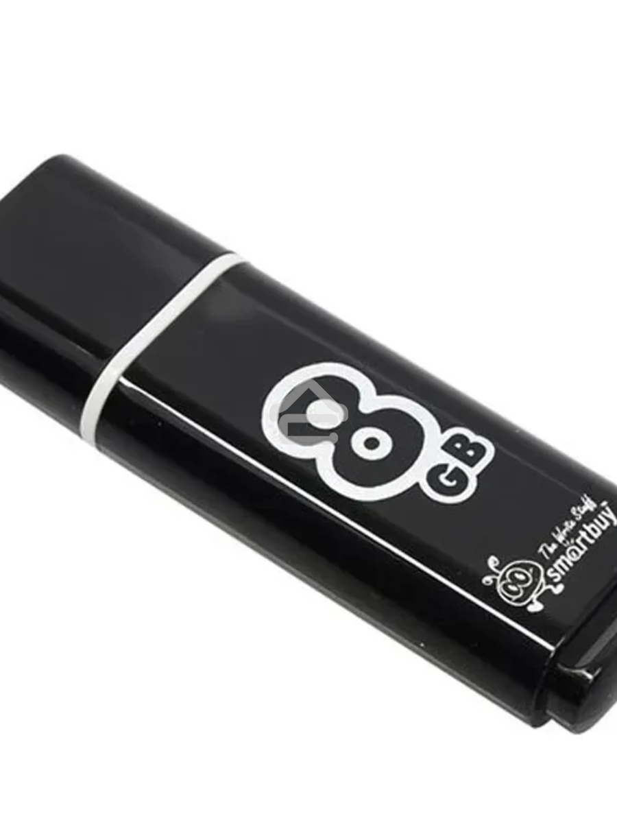 Флеш диск Smartbuy USB Drive 8Gb Glossy series Black SB8GBGS-K
