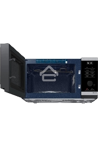 Микроволновая печь Samsung MG23DG4524ATBW нержавеющая сталь/черный 23л. 800Вт переключатели - поворотный механизм