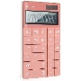 Калькулятор настольный Deli Nusign ENS041pink розовый 12-разр.