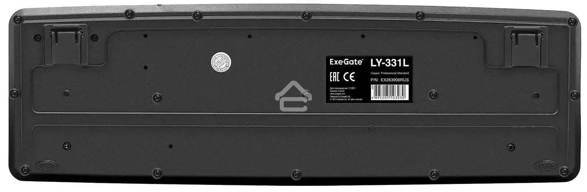 Клавиатура проводная ExeGate LY-331L (EX263906RUS), USB, черный