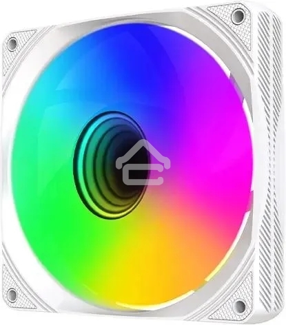 Вентилятор для корпуса Bloody BD-CF120ARGb1 ARGb белый, 120 мм, 1600 об/мин, 26 дБ, 4 pin