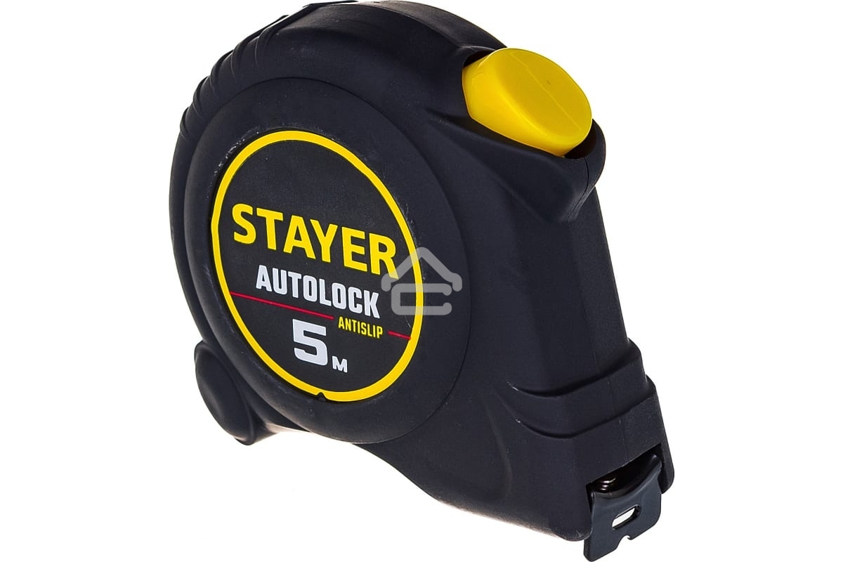 Рулетка с автостопом STAYER АutoLock 5м / 19мм