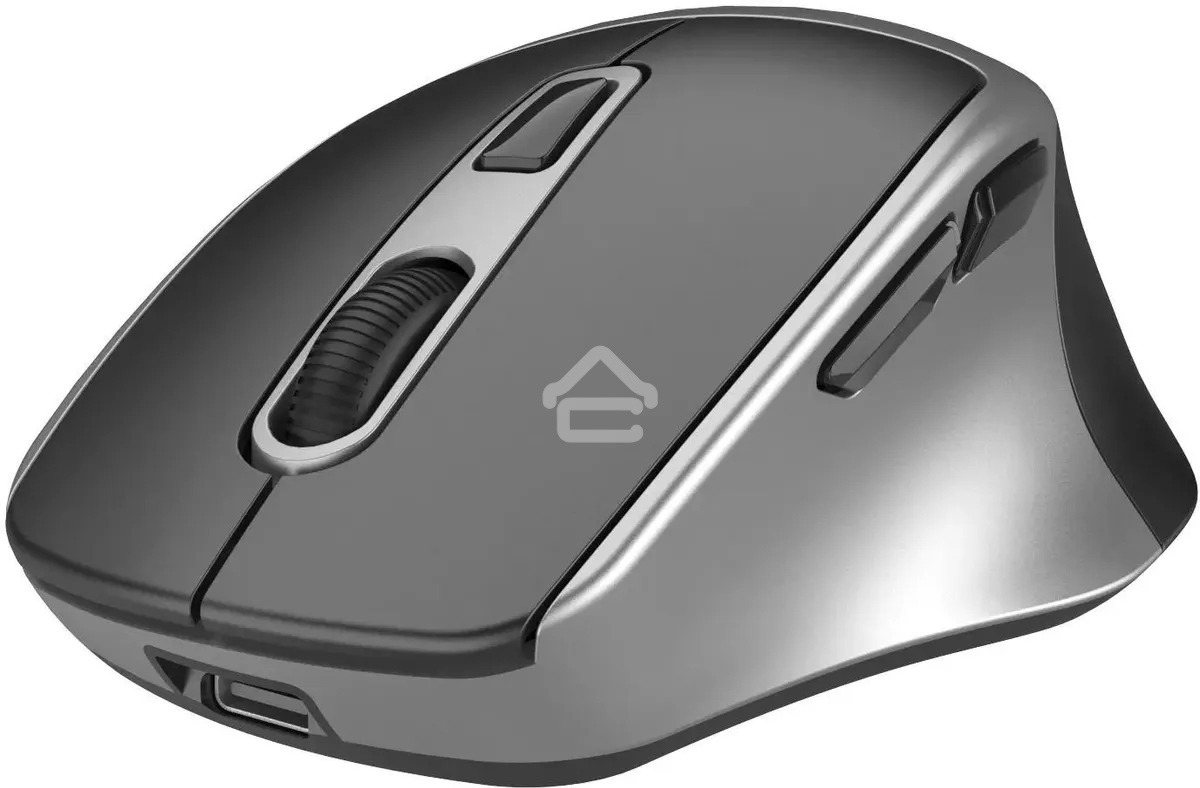 Мышь беспроводная Oklick 516MW черный/серебристый, 1600 dpi, радиоканал, Bluetooth, USB, кнопки - 6