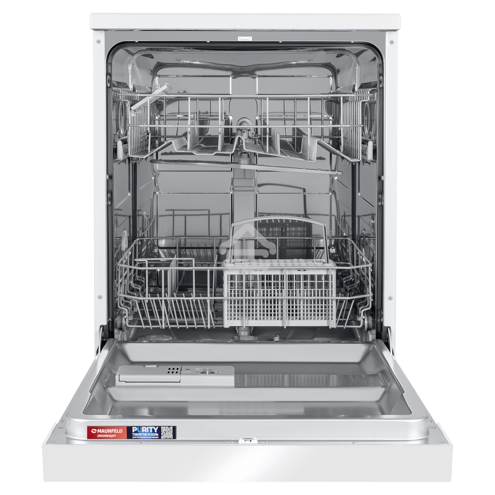 Посудомоечная машина Maunfeld MWF60120W, белый, 59.5 см, 12 компл., 49 дБ, класс A++