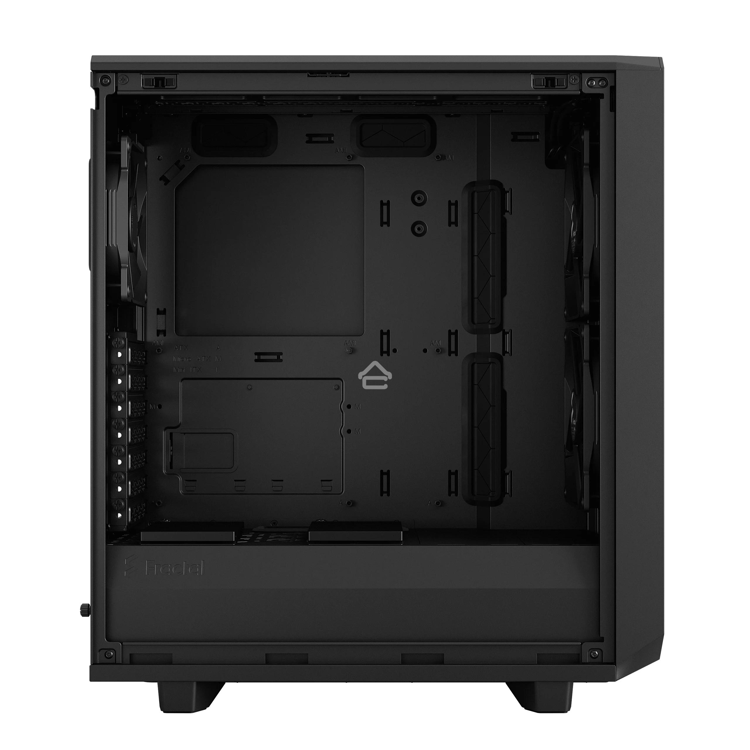 Компьютерный корпус Fractal Design MESHIFY 2 COMPACT BLACK - DARK TG/ATX, TG/2x140мм & 1x120мм fans inc./FD-C-MES2C-02