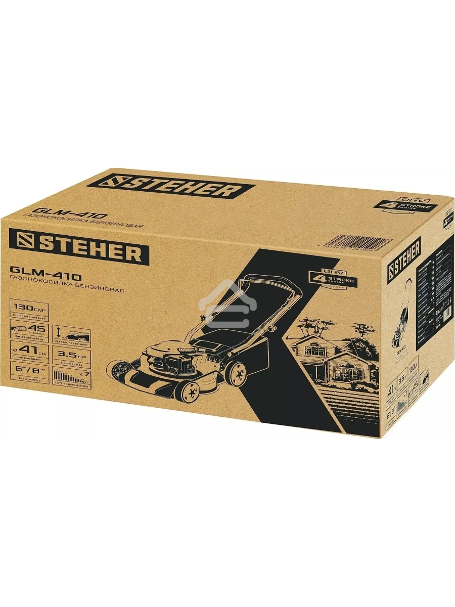 Газонокосилка STEHER 410 мм  3.5 л.с.  бензиновая