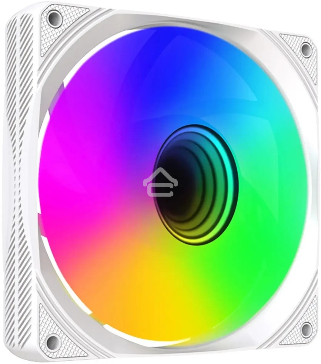 Вентилятор для корпуса Bloody BD-CF120ARGb1 ARGb белый, 120 мм, 1600 об/мин, 26 дБ, 4 pin