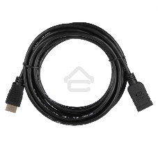 Кабель ACD-DHHF1-30B HDMI 1.4, Golden Plated,19m/19f, HDMI extension, черный, 3м (742286)