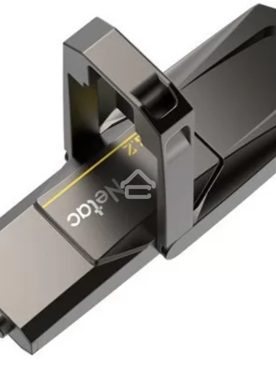 Флеш диск Netac US5 128GB USB3.2+TypeC Solid State Flash Drive, up to 550MB/500MB/s