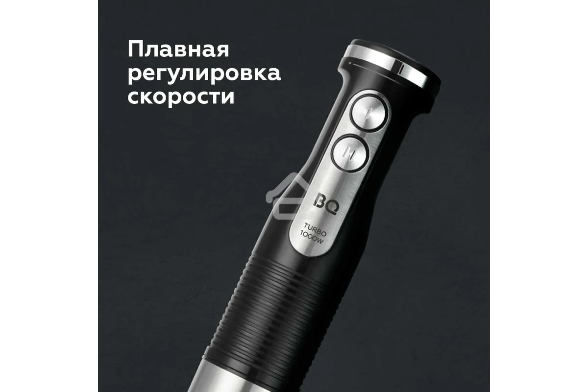 Блендер BQ HB522PS Black-Steel. Мощность:1000 Вт, 3 в1 Блендер + миксер + измельчитель