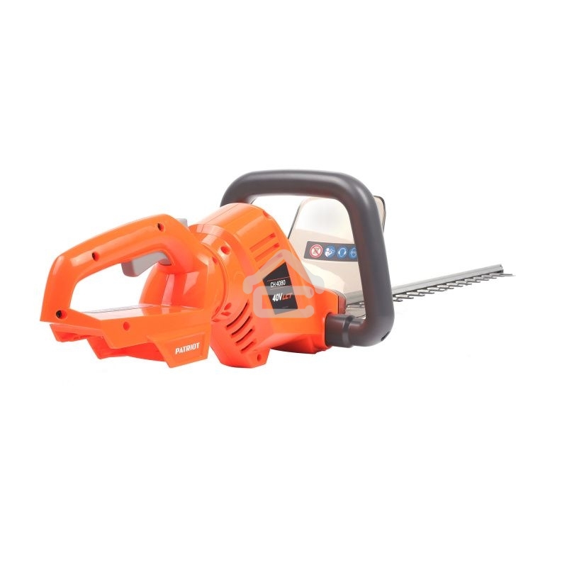 Хедж-триммер аккумуляторный PATRIOT CH4080, 40B платформа LCT, длина ножей 450мм, поворотная рукоятка, без АКБ и ЗУ