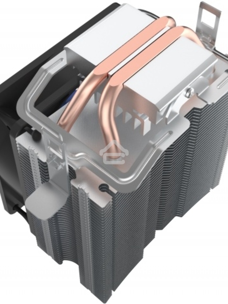Кулер PCCooler S93 V2  S775/115X/AM2/AM3/AM4/FM1/FM2 (40 шт/кор, TDP 102W, вент-р 90мм, 2 тепловые трубки 6мм, 2200RPM, 22dBa)
