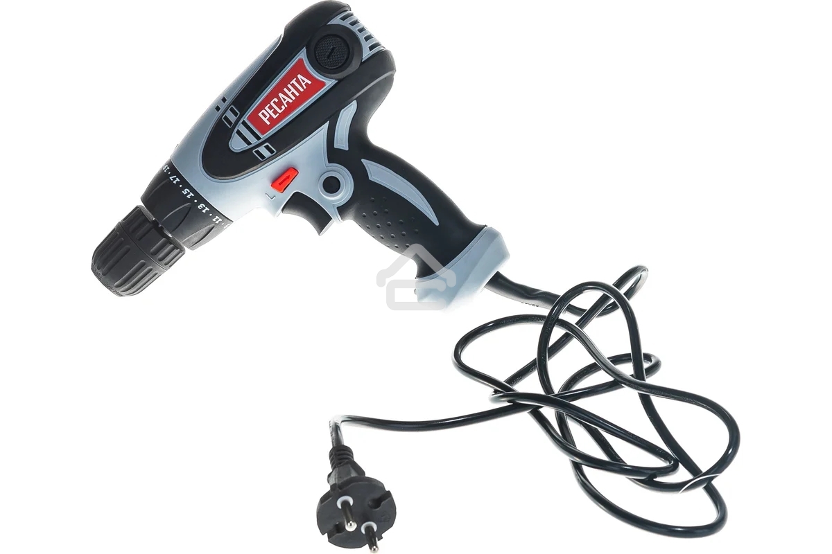 Дрель-шуруповерт Ресанта СШ-550-1 75/16/2, Сетевая, 550Вт