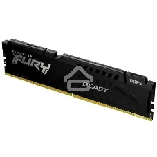 Оперативная память Kingston Fury Beast, DDR5, 16Gb (1x16Gb), 6000MHz, CL36, DIMM, с радиатором, черный