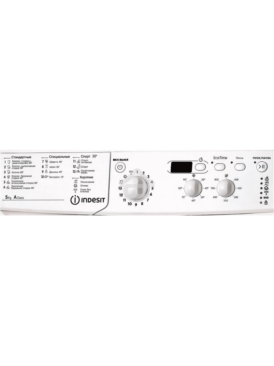 Стиральная машина Indesit IWSD 51051 CIS белый, загрузка фронтальная 5 кг, 1000 об/мин., класс: А