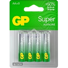 Батарея GP Super Alkaline 15AA21-2CRSBC8 AA (8шт) блистер