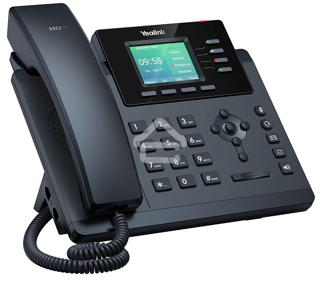 Настольный IP-телефон YEALINK SIP-T34W, 4 аккаунта, Wi-Fi, USB, 2.4