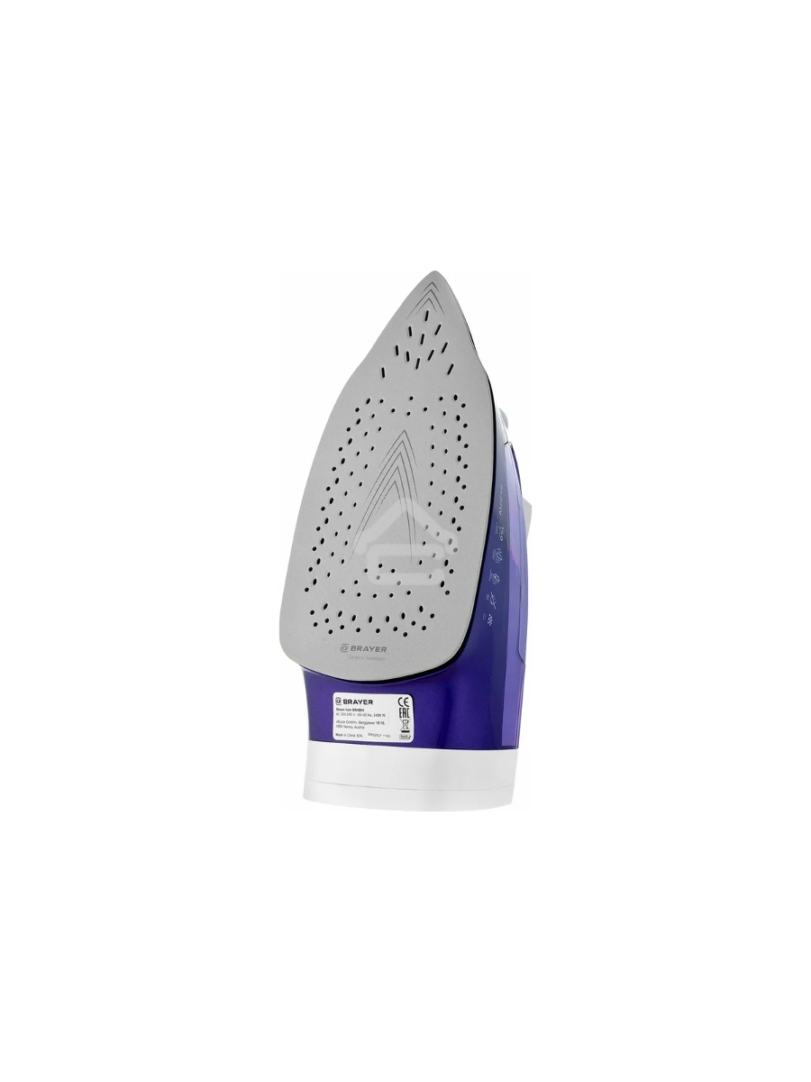 Паровой утюг BRAYER BR4004, 2400 Вт, 280 мл, 140 г/мин, керам.подошва, антикап, разбрызг, самоотчис