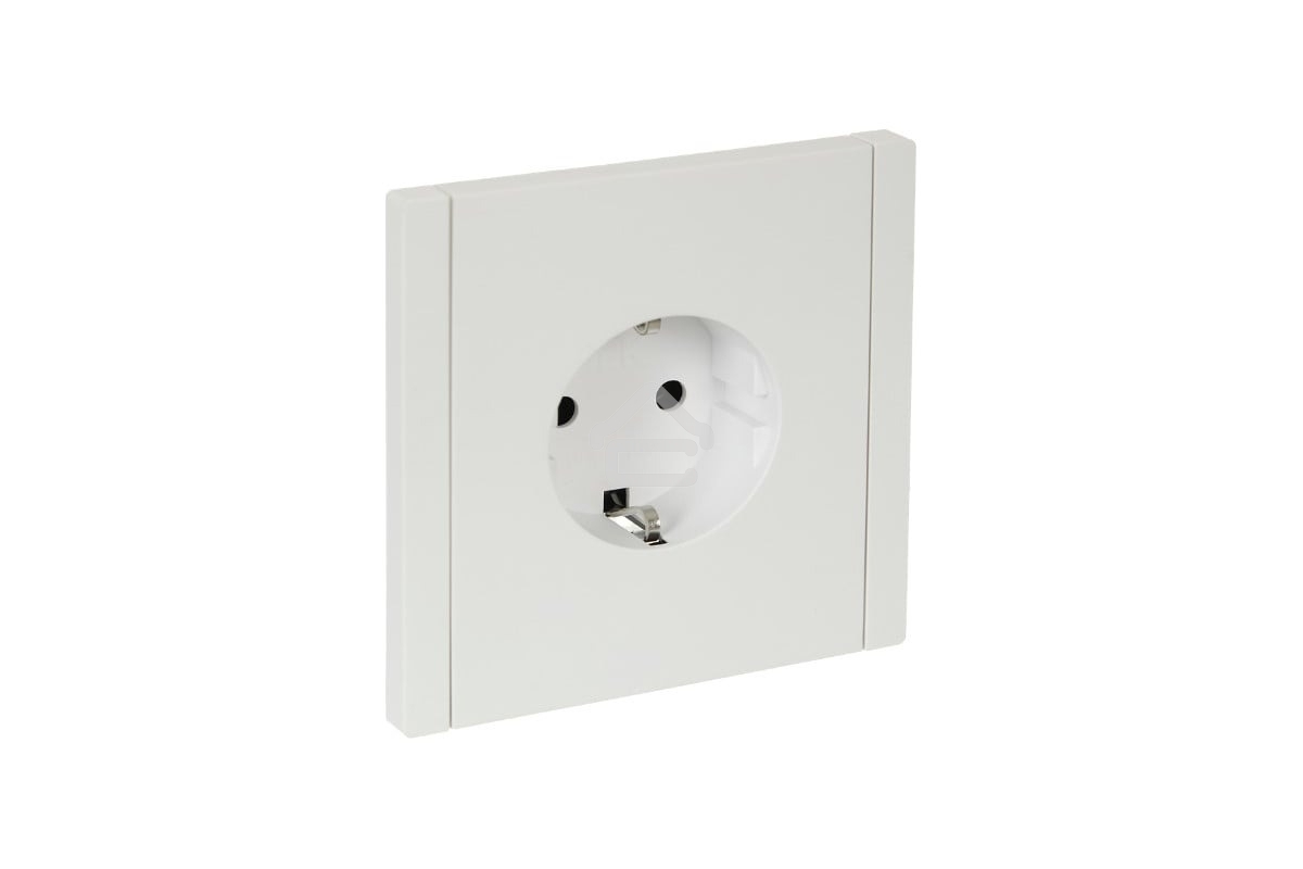 Розетка СП FORTE&PIANO FP216 16А с заземл. без защ. шторок винт. крепл. белый IEK FP-R11-16-K01