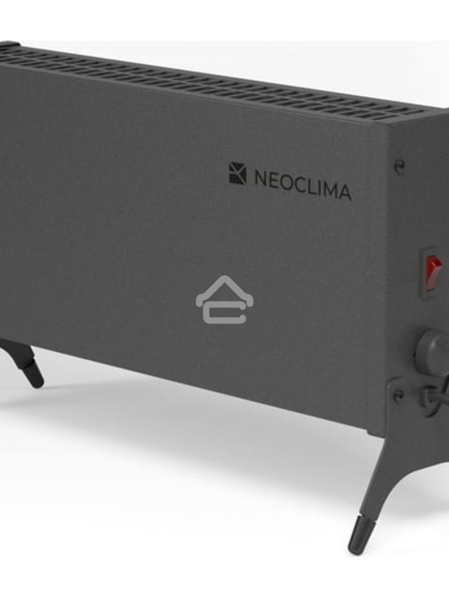 Конвектор Neoclima Nano 1000B черный, 1000 Вт, 15 м2, термостат