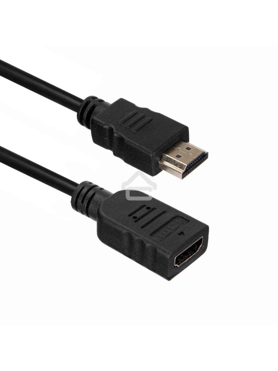 Кабель ACD-DHHF1-30B HDMI 1.4, Golden Plated,19m/19f, HDMI extension, черный, 3м (742286)