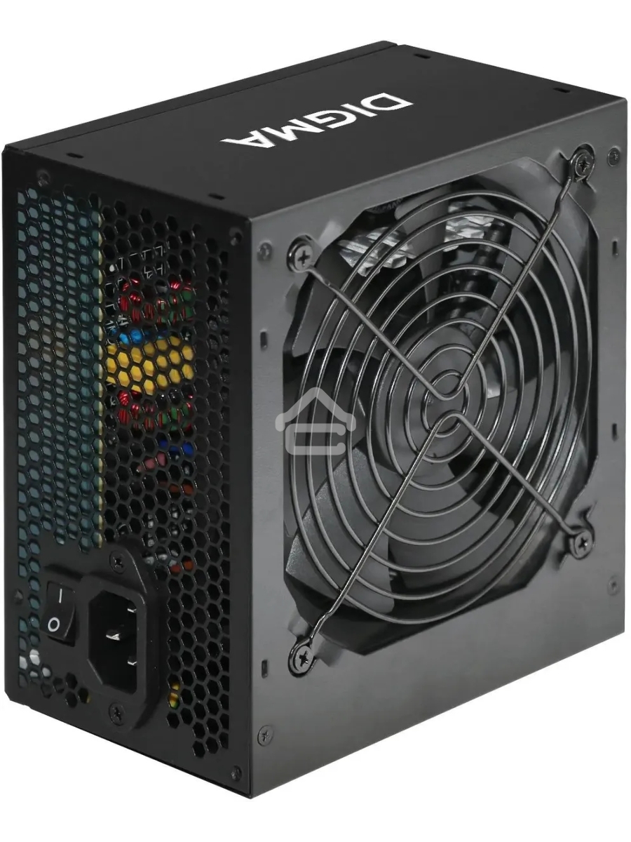 Блок питания Digma DPSU-450W RTL, 450Вт, 120мм, черный