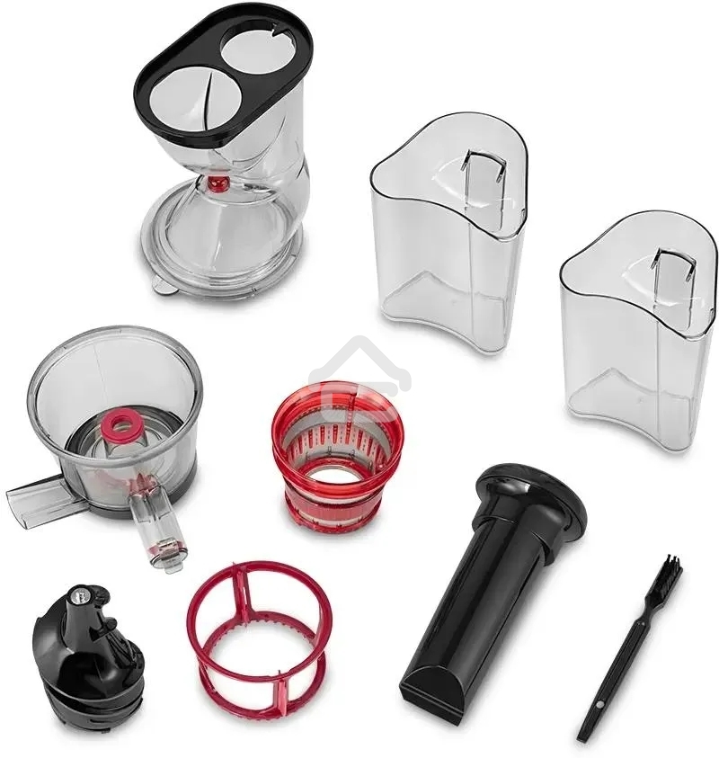 Соковыжималка шнековая Kitfort КТ-1162 150 Вт рез.сок.:1000мл. черный