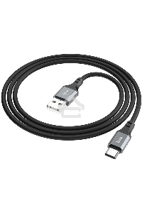 Кабель Hoco X86 Type-C USB (m)-USB Type-C (m) 1м черный коробка