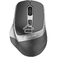 Мышь беспроводная Oklick 516MW черный/серебристый, 1600 dpi, радиоканал, Bluetooth, USB, кнопки - 6
