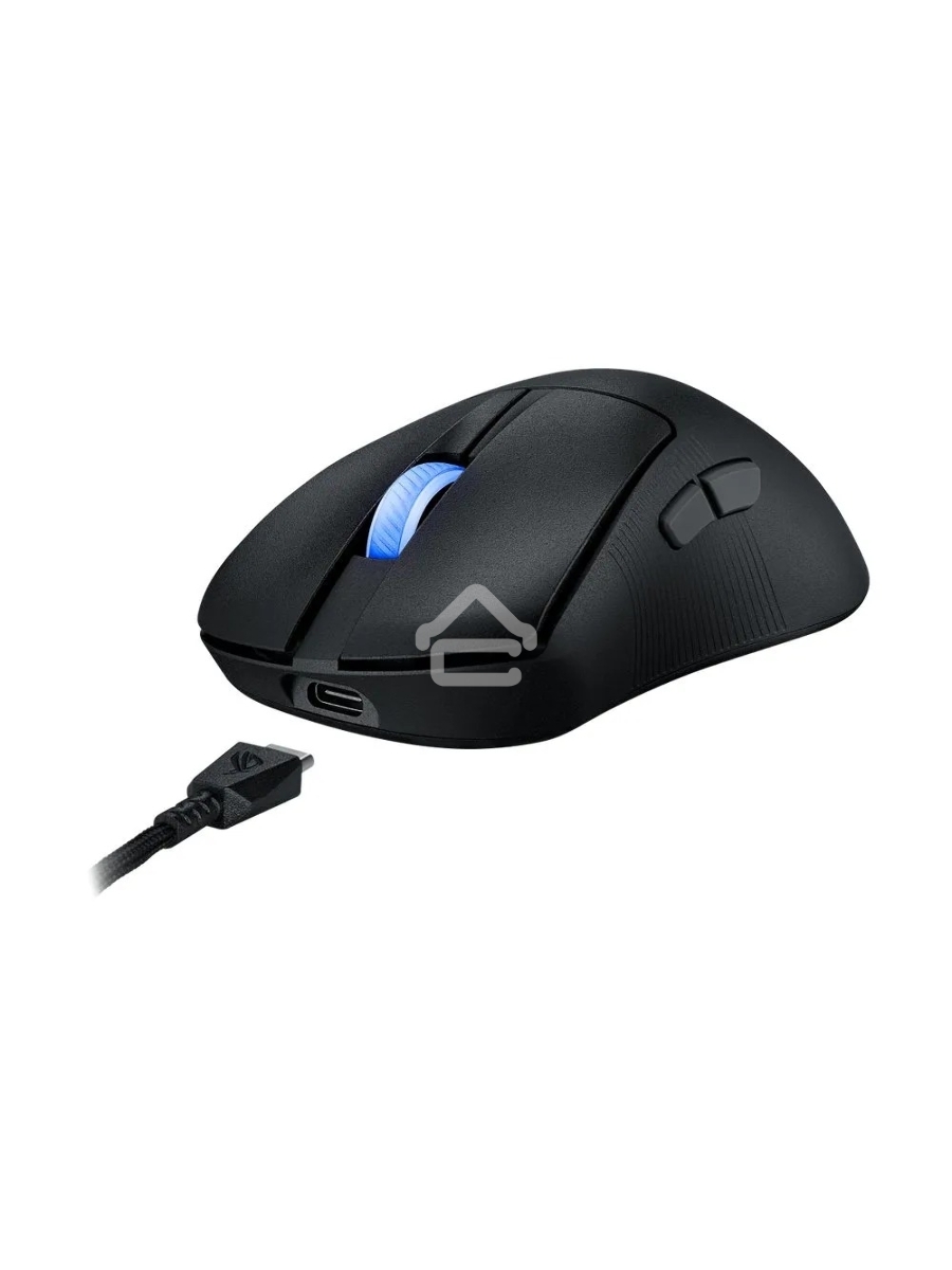 Мышь беспроводная/проводная ASUS ROG Keris II ACE черный, 42000 dpi, радиоканал, Bluetooth, USB, кнопки - 6