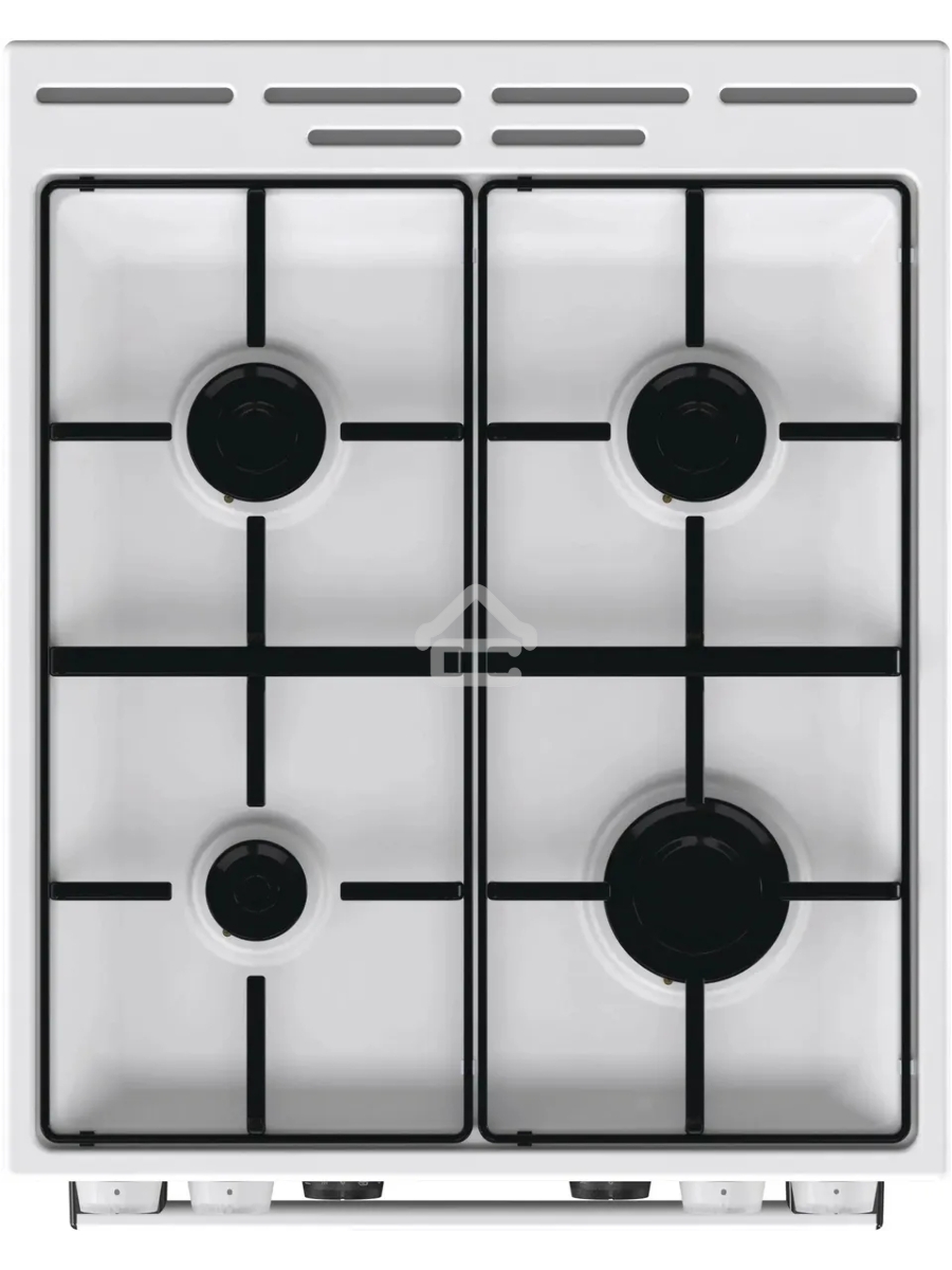 Плита комбинированная Gorenje GK5C60WJ белый, конфорок 4 газовых, духовка 62 л, 50 см x 85 см x 59.4 см