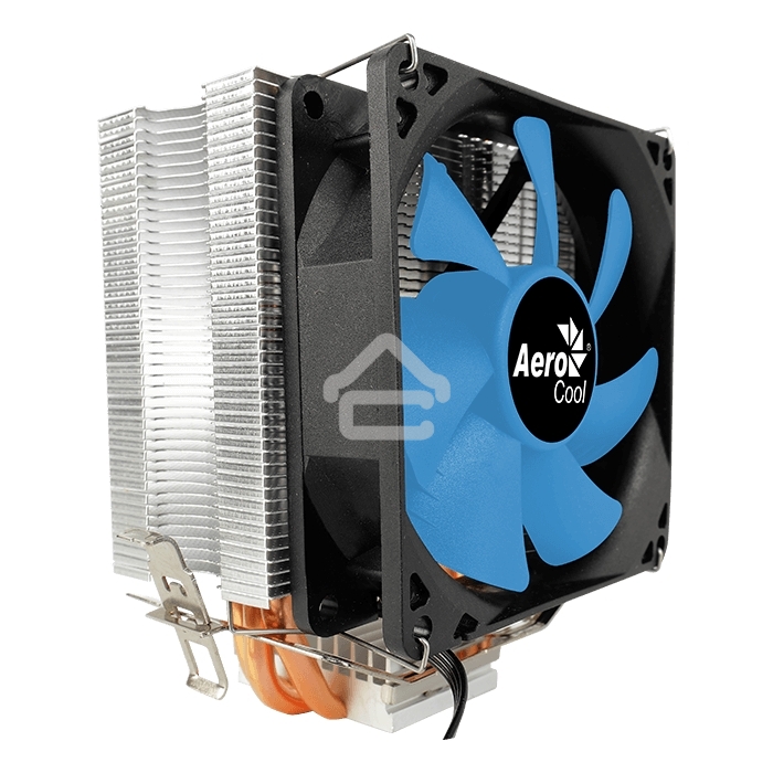 Кулер для процессора AeroCool / Formula Verkho 3 серебристый, 90 мм, алюминий/медь, 2500 об/мин, 24 дБ, 4 pin, 120 Вт, 122.5 мм